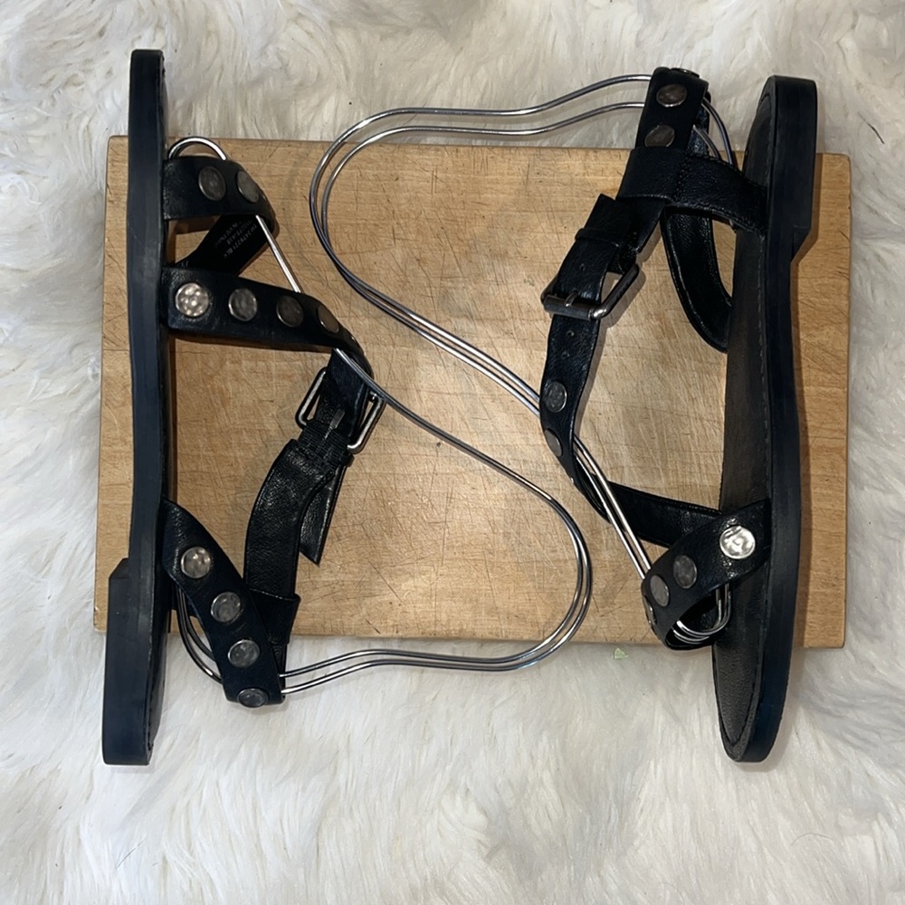 Frye Morgan Hammered Metal Stud Sandals - Picture 4 of 7